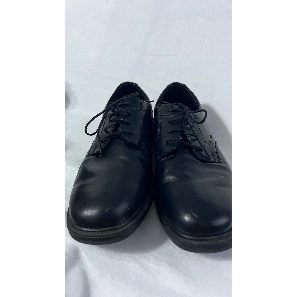 Nunn Bush Mens 11.5 M Black Genuine Leather Upper Oxford Dress Shoes‎ 81209001